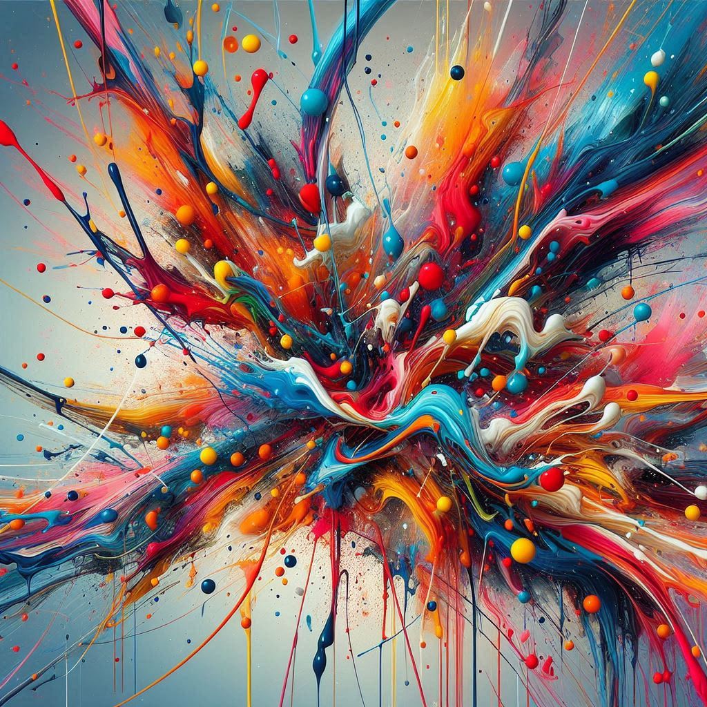 Jackson Pollock style painting That's Absurd!