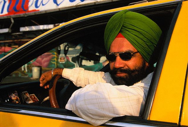 Sikh Taxi Driver