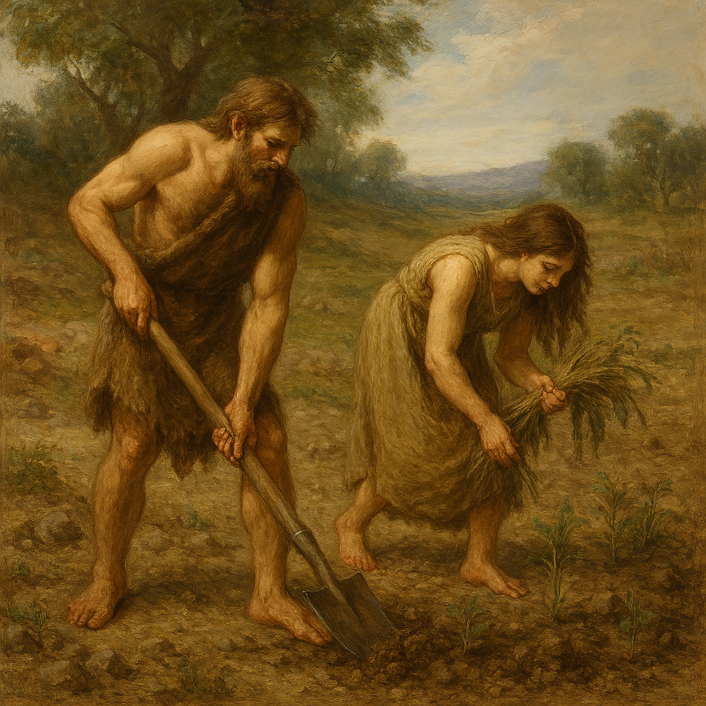 Adam and Eve Flat Chested