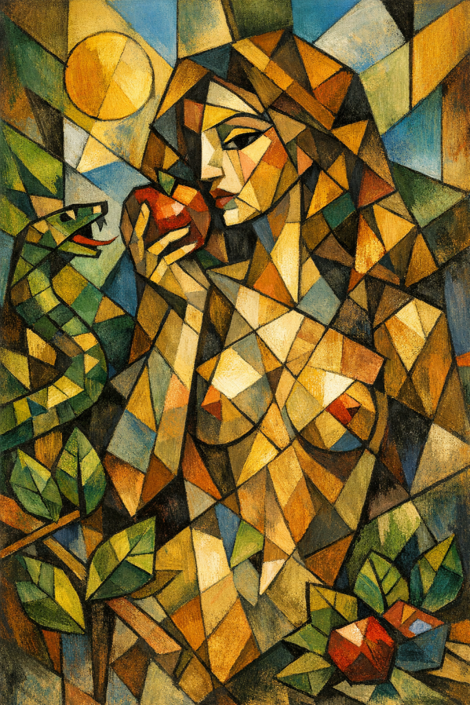 Cubist Eve Words from the Word