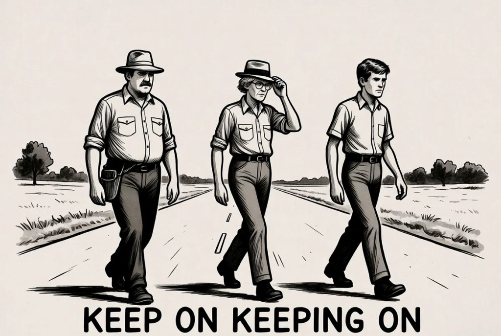 Keep on Keeping On Falling Wind